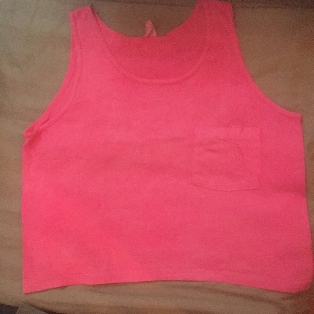 Freeze, Pink Tank Top, One Size